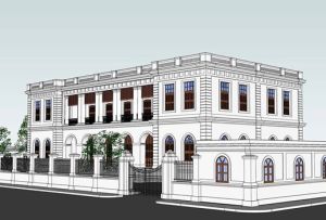 Mairie hall after restoration